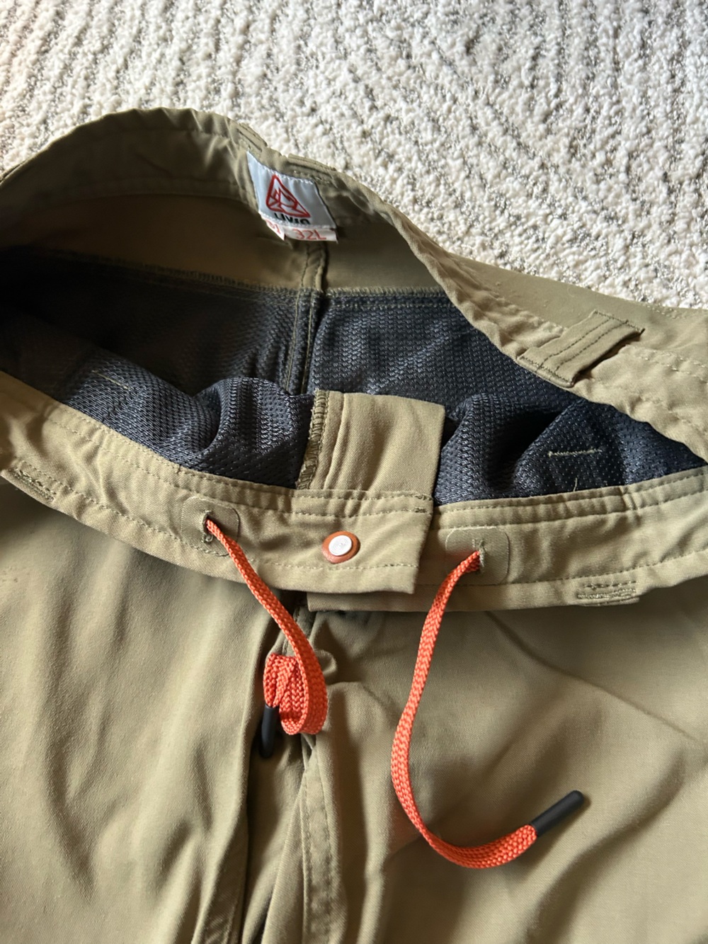 LIVSN Men's Stretch Olive Green Hiking Pants - Picture 5 of 10